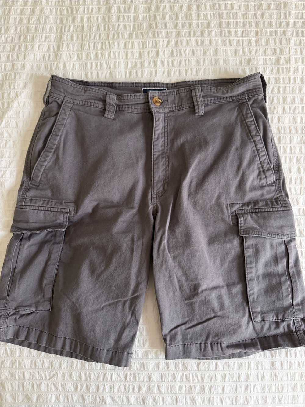 Gray Cargo Shorts